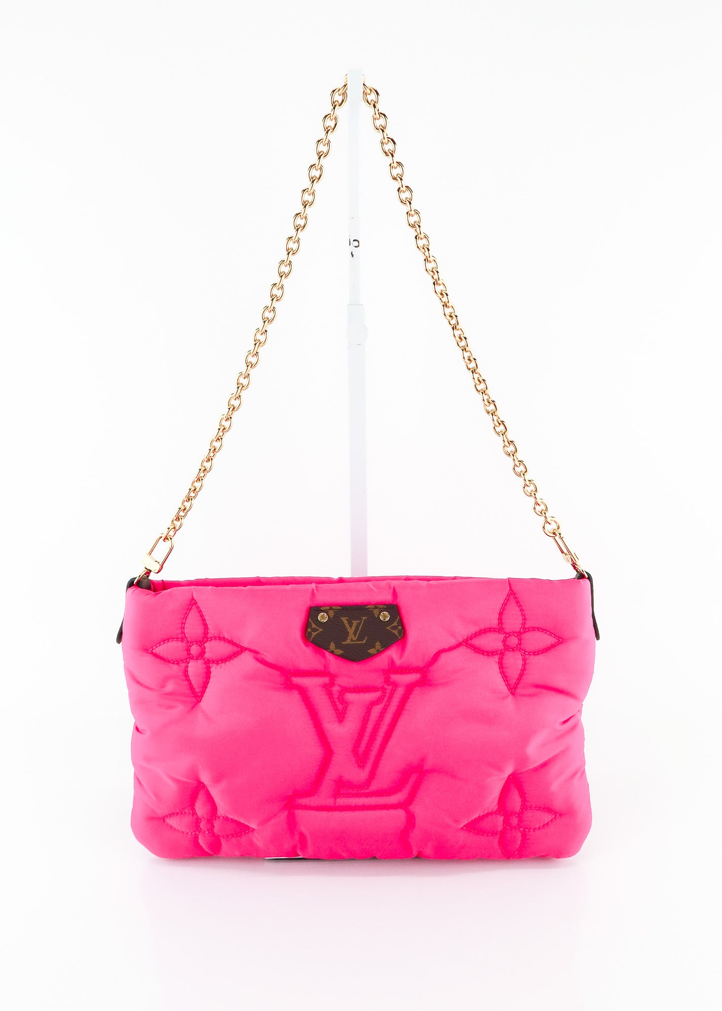 Louis Vuitton Black x Pink Pillow Monogram Puffy Multi Pochette Maxi Bag  ref.423953 - Joli Closet
