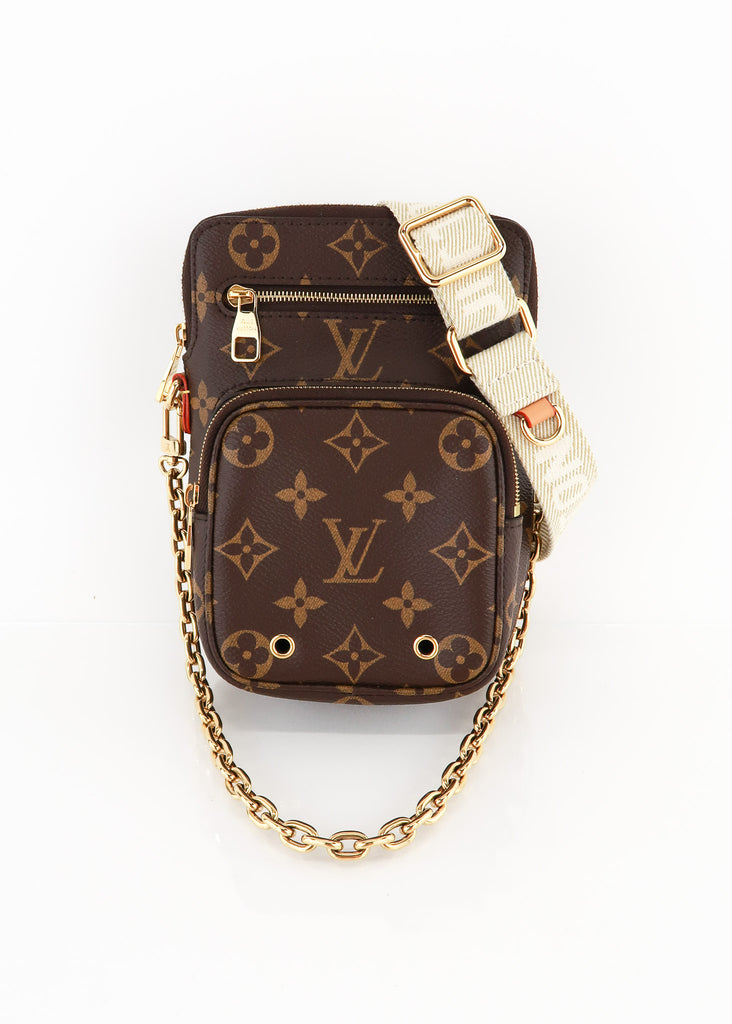 CROSSBODY] Louis Vuitton Monogram Back Wallet Case for iPhone 14
