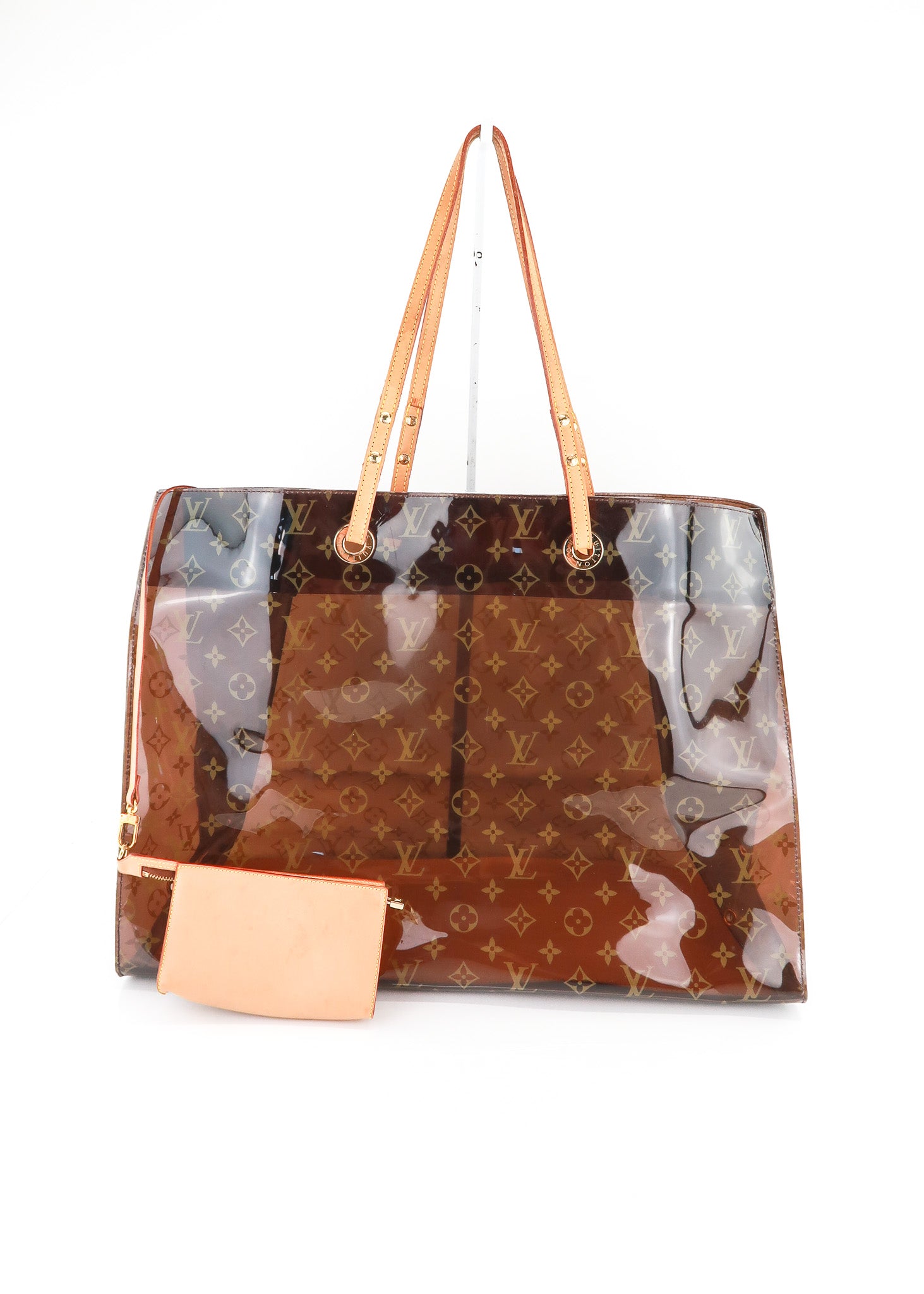 Louis Vuitton Clear Monogram Ambre Cabas Cruise GM Tote Bag with