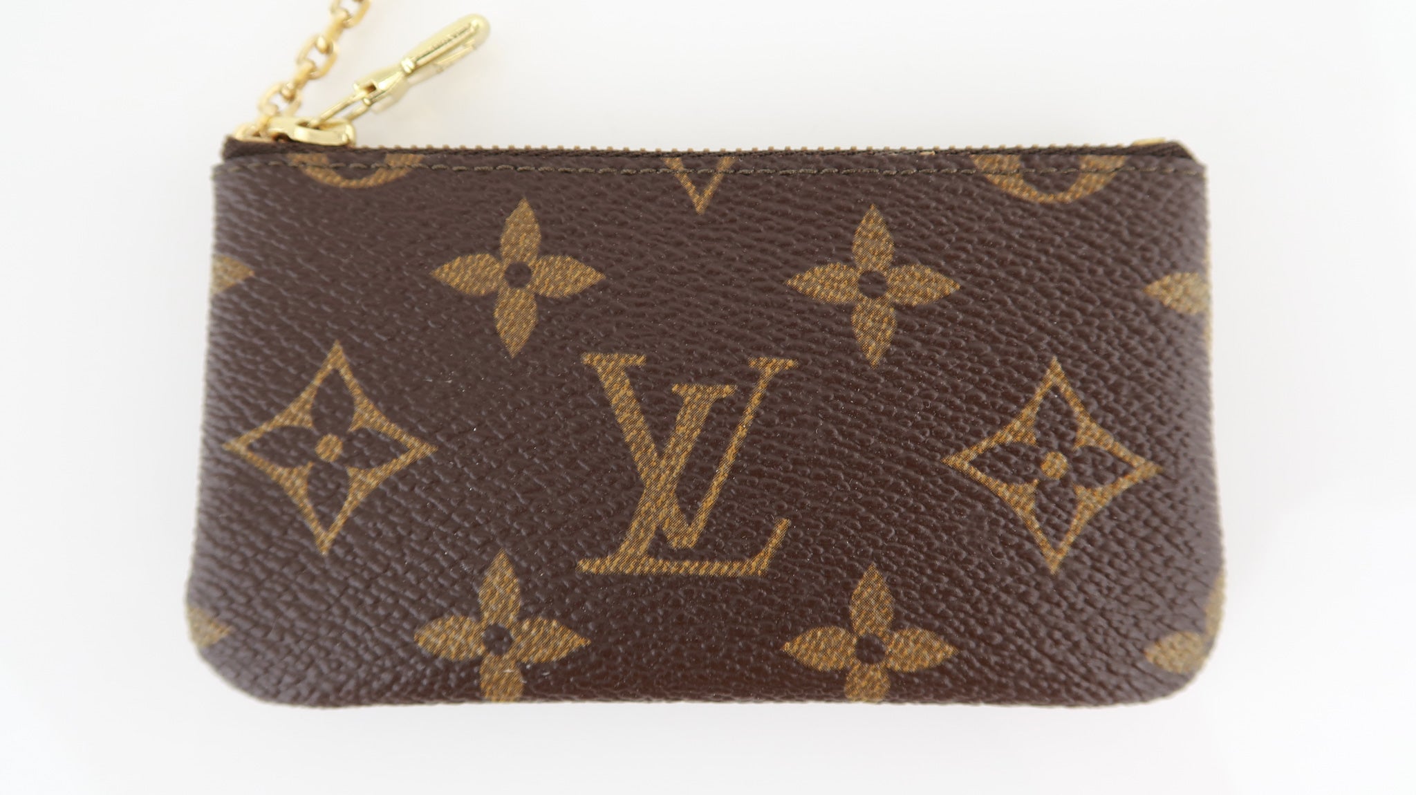🔴 Louis Vuitton Key Pouch Cles - Monogram