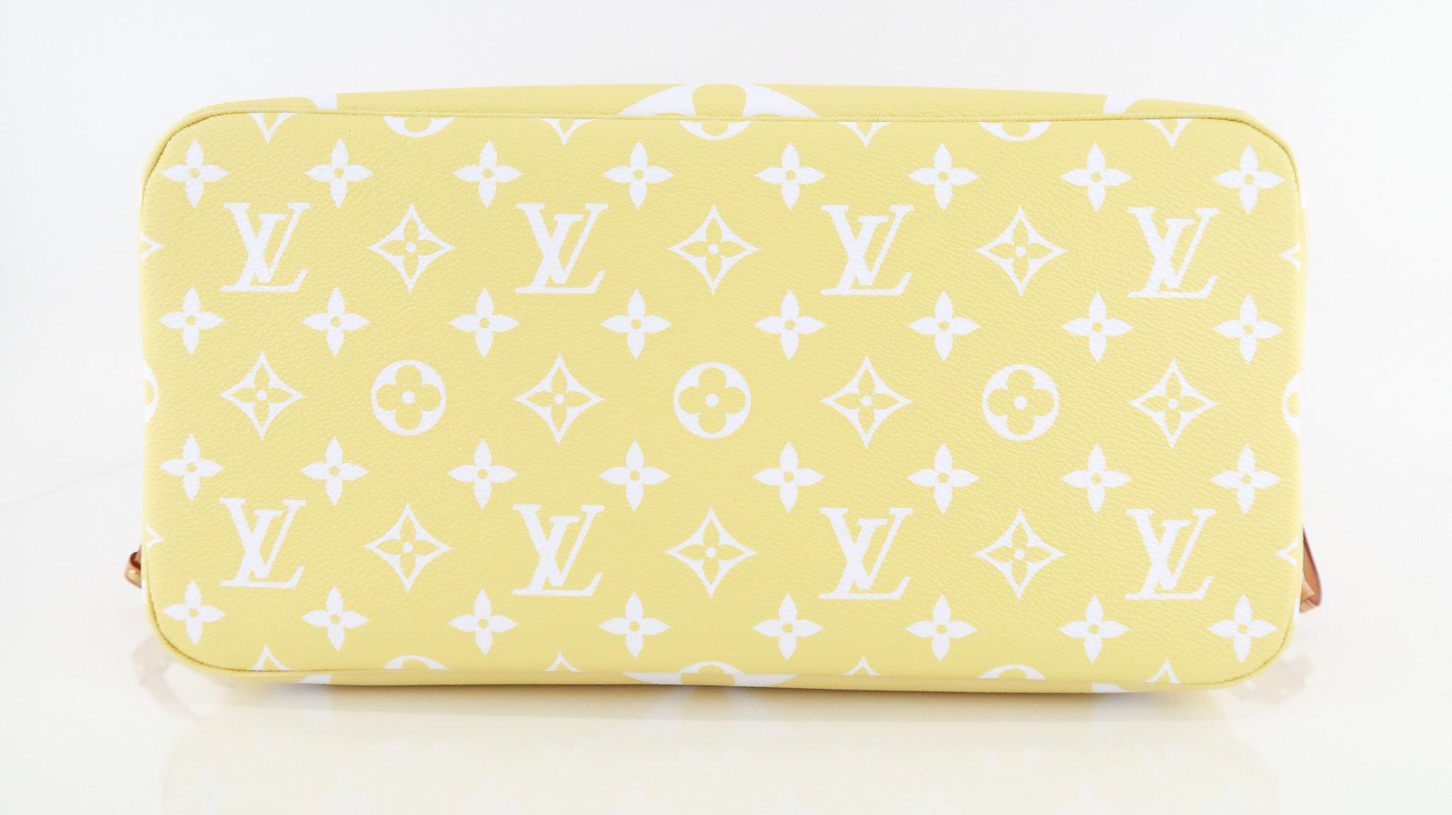 Louis Vuitton Pink Yellow Monogram By the Pool Neverfull MM Tote