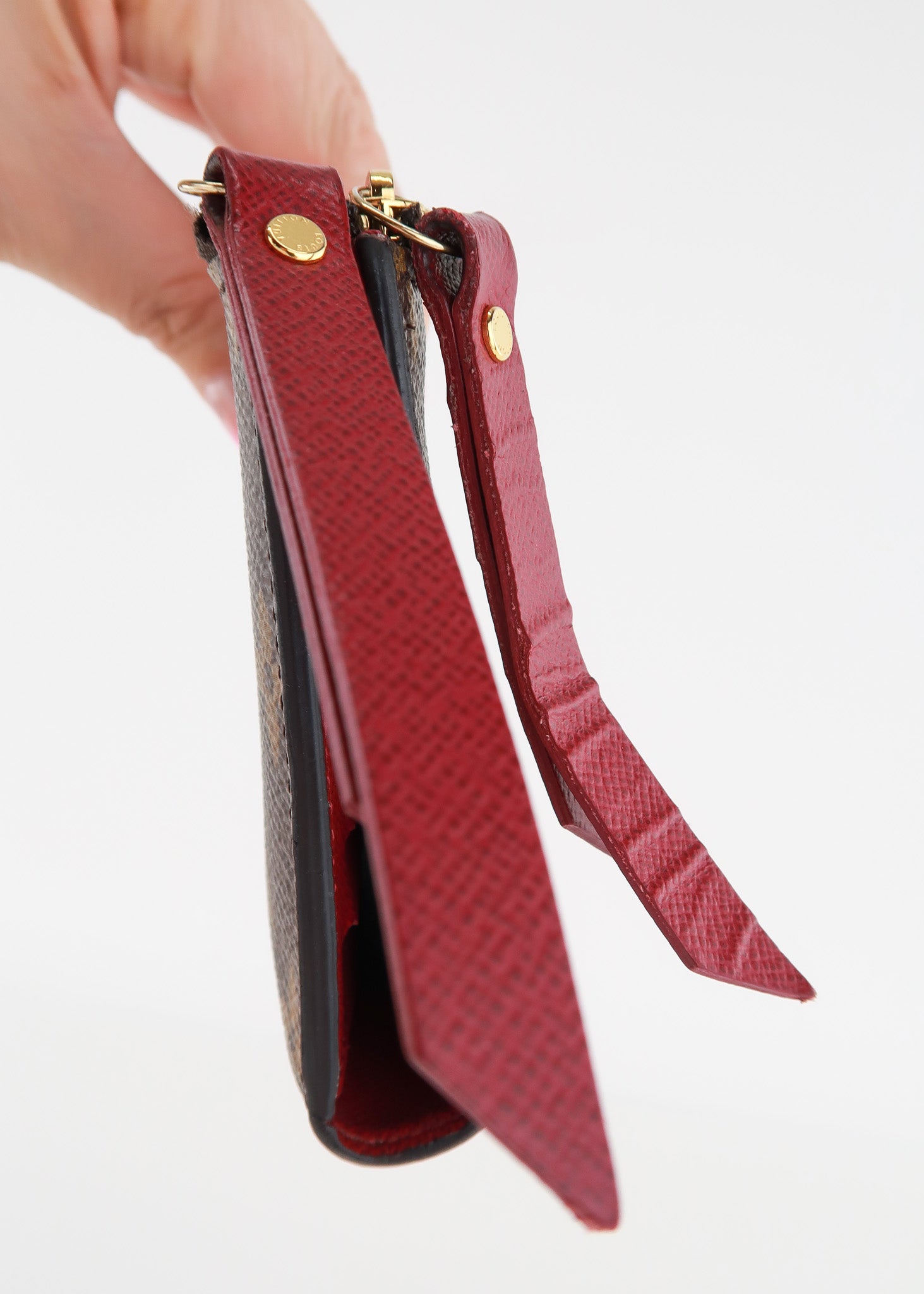 Louis Vuitton Monogram Fuchsia Adele Compact Wallet - Shop Preloved LV