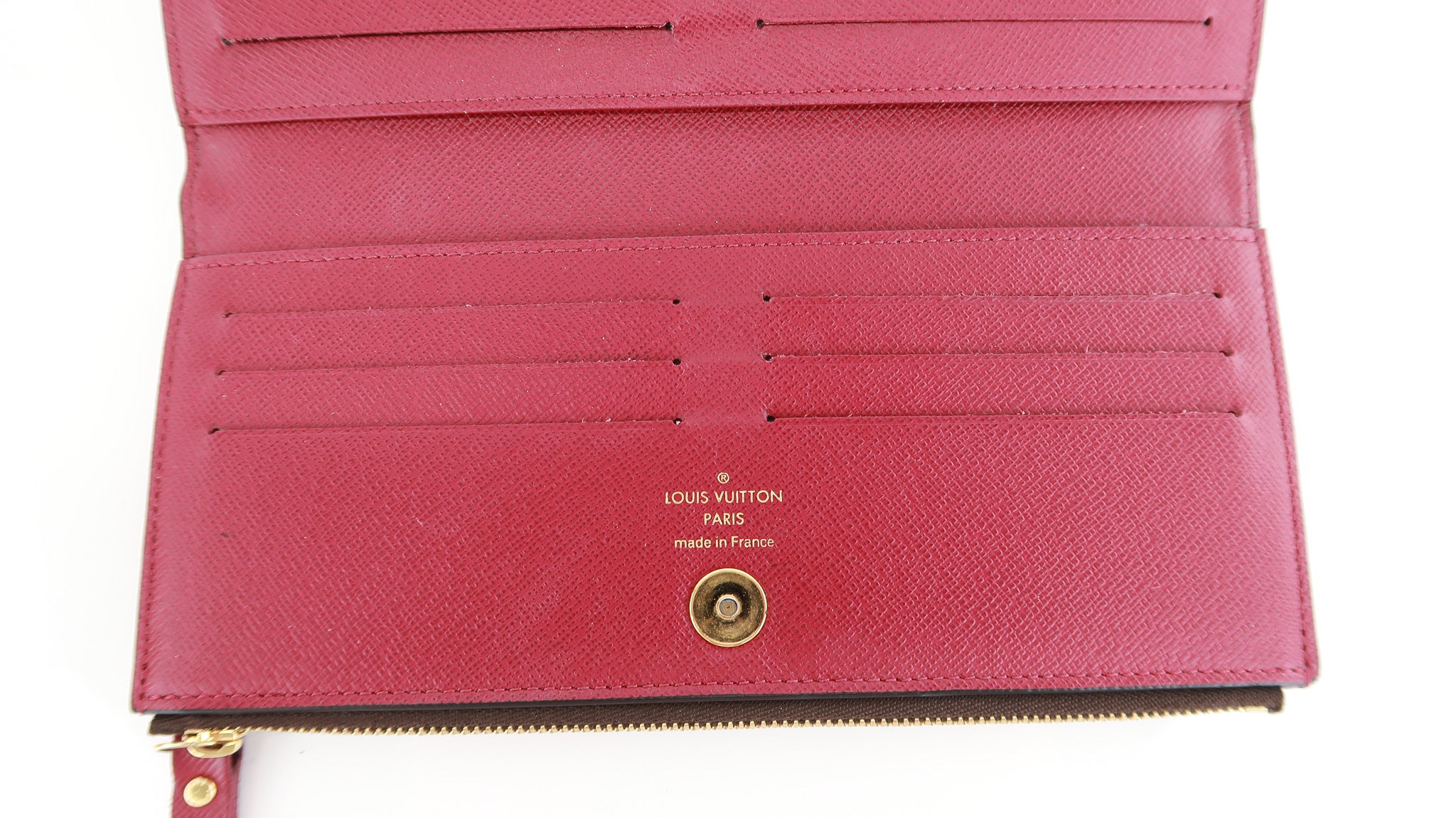 LOUIS VUITTON Monogram Adele Compact Wallet Fuchsia 1129117