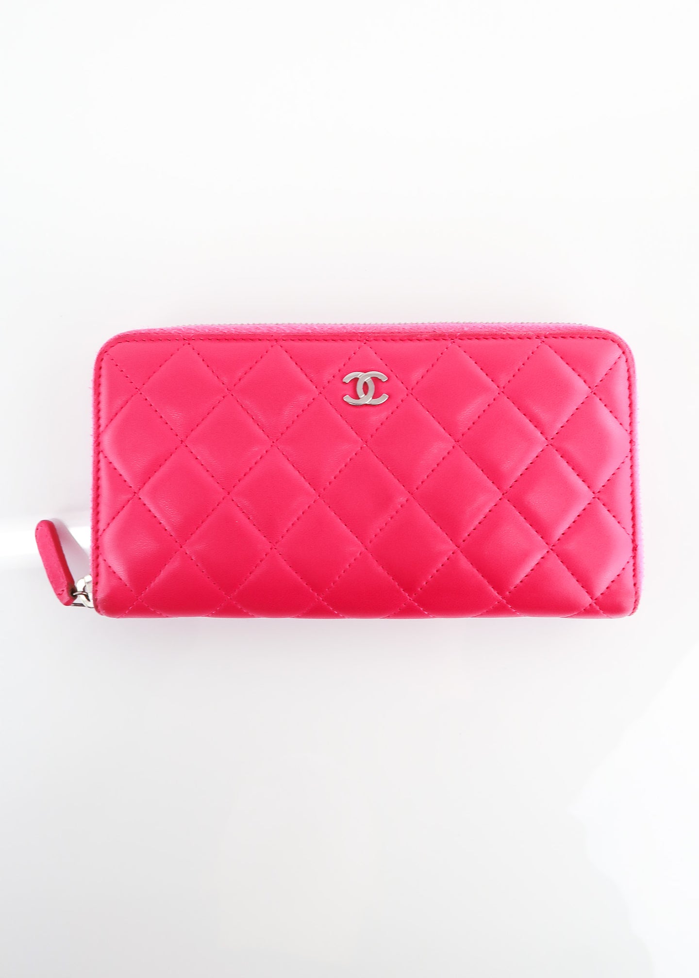 Chanel Zip Wallet/Coin Purse Pink 19C