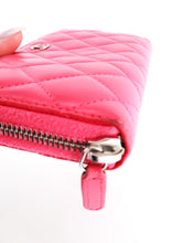 Load image into Gallery viewer, Chanel Lambskin Zippy Wallet Bright Pink