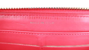 Chanel Lambskin Zippy Wallet Bright Pink