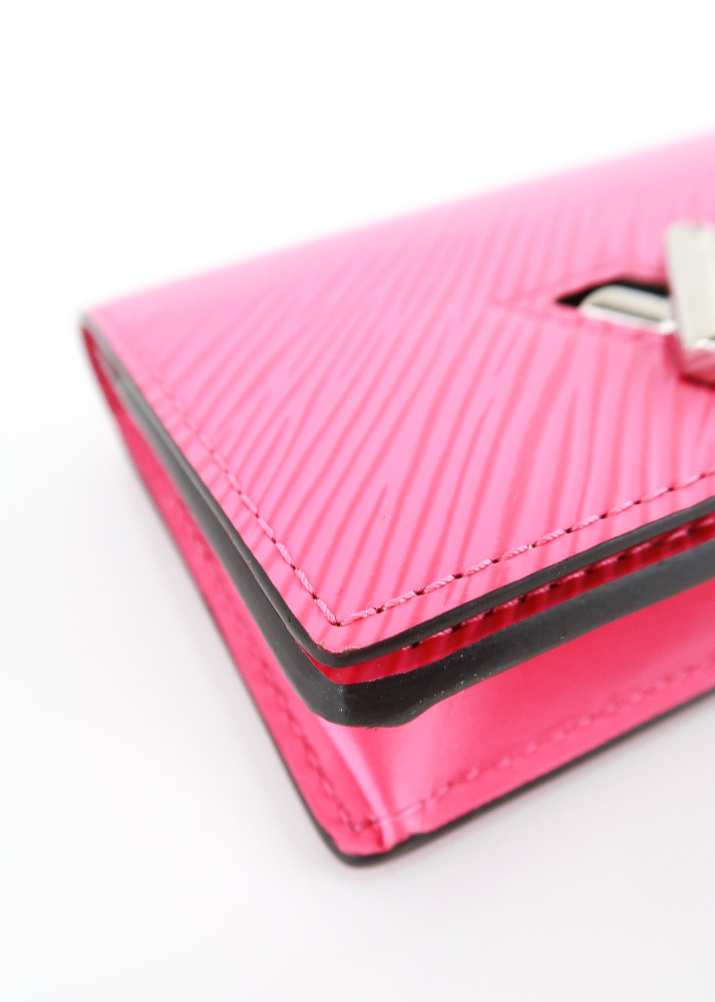 Louis Vuitton Twist Wallet Epi Hot Pink in Epi Leather with Silver