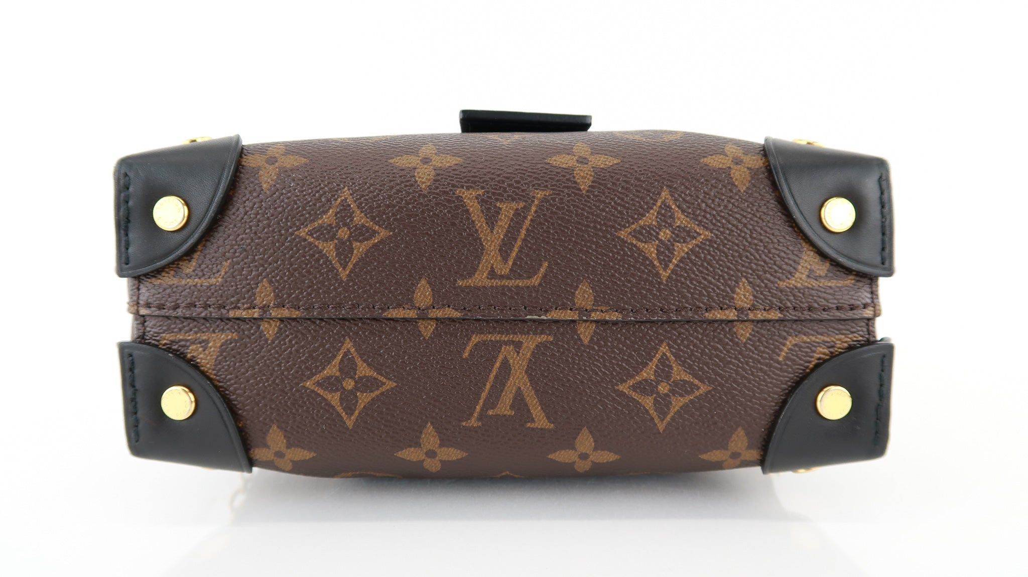 Louis Vuitton Black Monogram Coated Canvas And Leather Petite Malle Souple  Gold Hardware, 2021 Available For Immediate Sale At Sotheby's