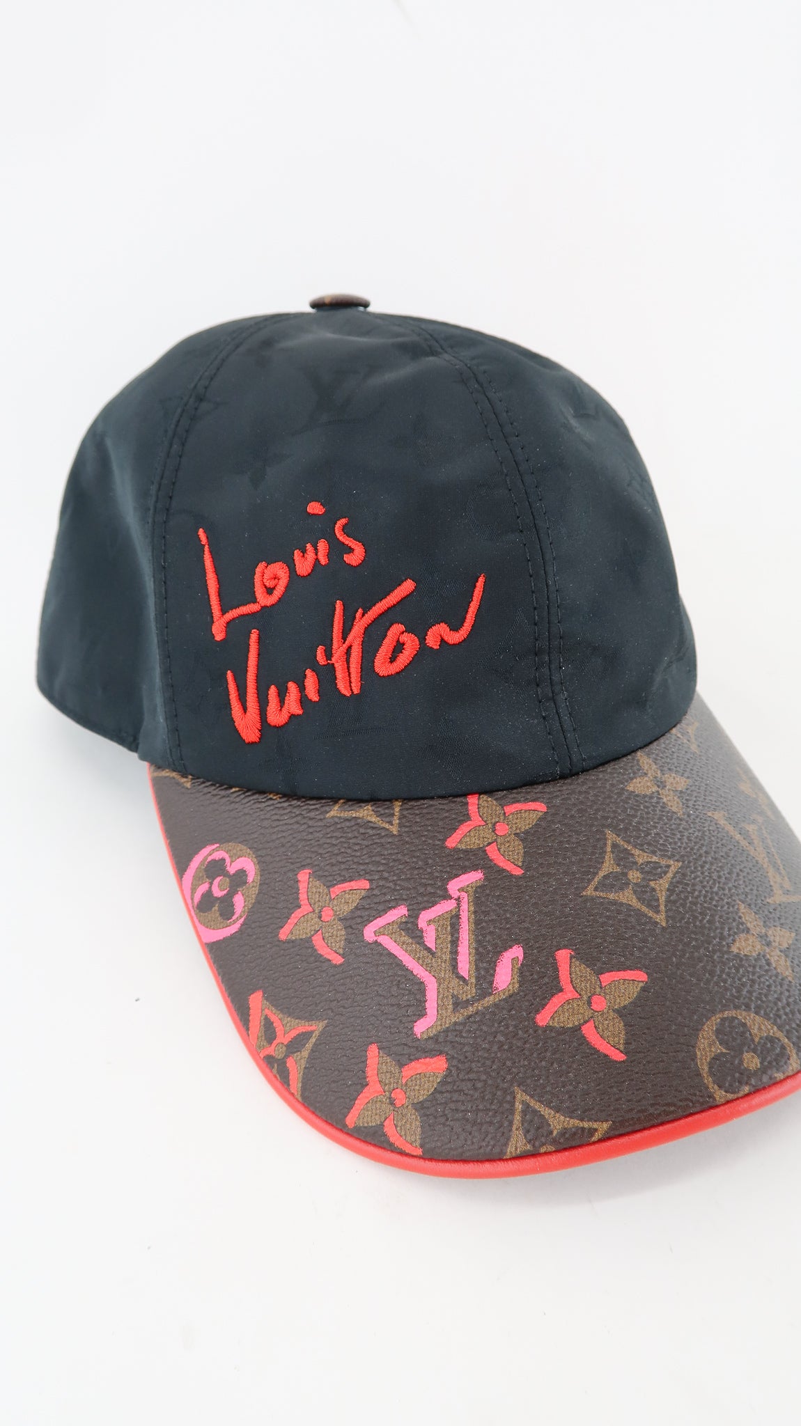 Louis Vuitton Limited Edition Cap Fall In Love Brown/Black in Canvas/Silk -  US