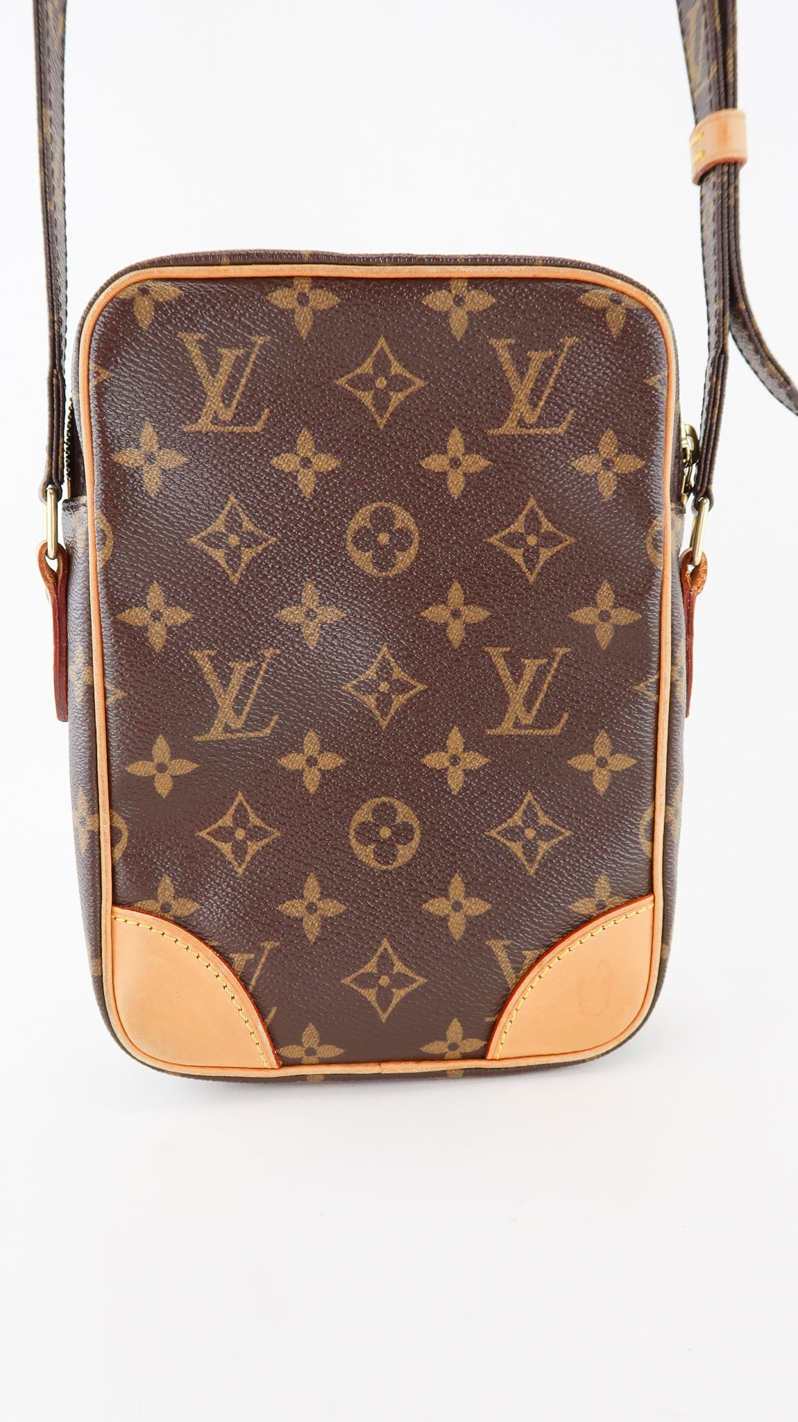 Louis Vuitton Brown Canvas Monogram Danube Shoulder Bag