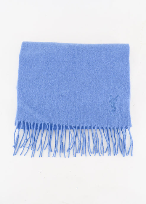 YSL Blue Scarf
