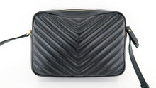 Load image into Gallery viewer, Saint Laurent Calfskin Lou Camera Bag Black