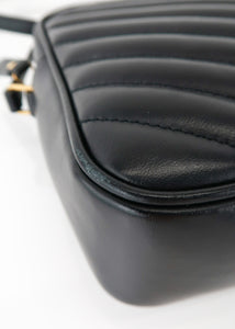 Saint Laurent Calfskin Lou Camera Bag Black