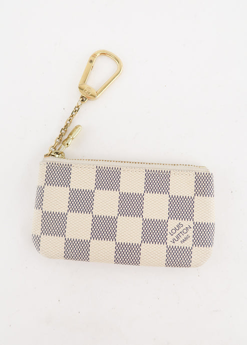 Louis Vuitton Damier Azur Cles Key Pouch