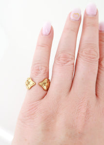 Louis Vuitton Gold Cuff Ring M