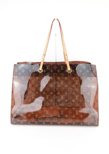 Buy Louis Vuitton Pre-loved LOUIS VUITTON sack plastic monogram Handbag  tote bag PVC leather Brown 2023 Online