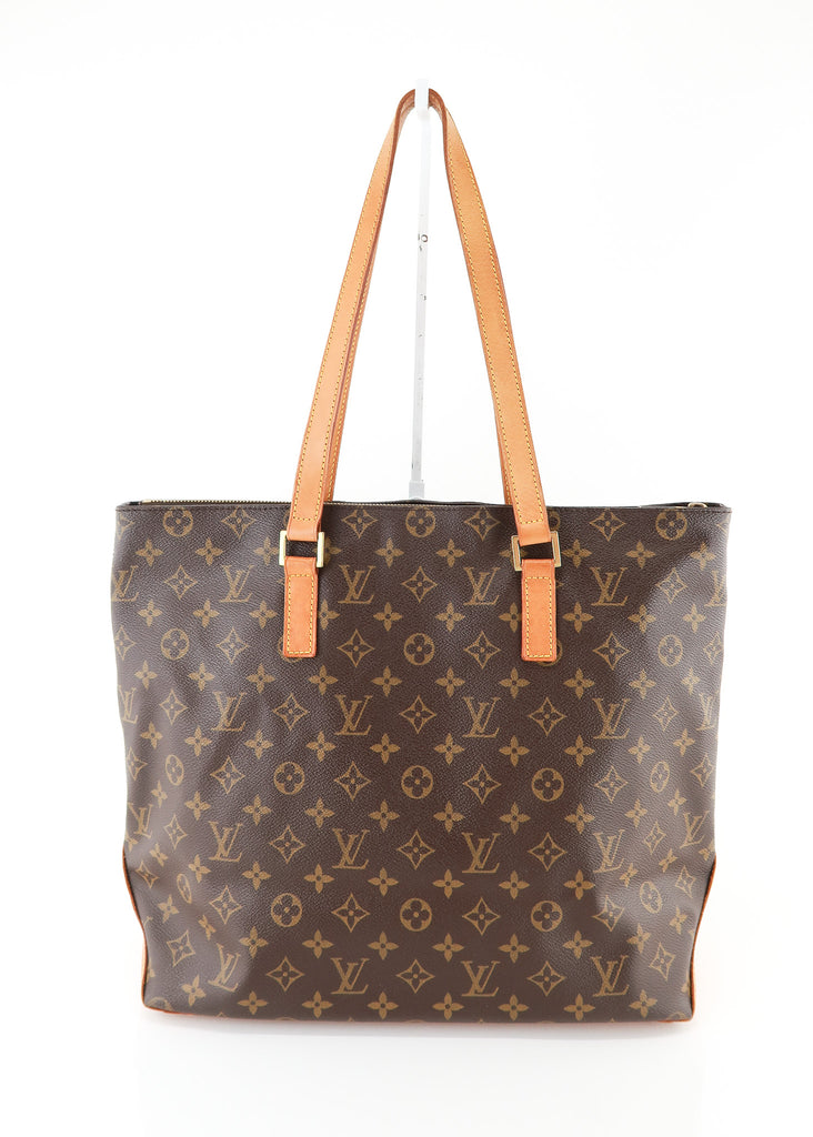 Louis Vuitton Monogram Cabas Mezzo Zip Toe