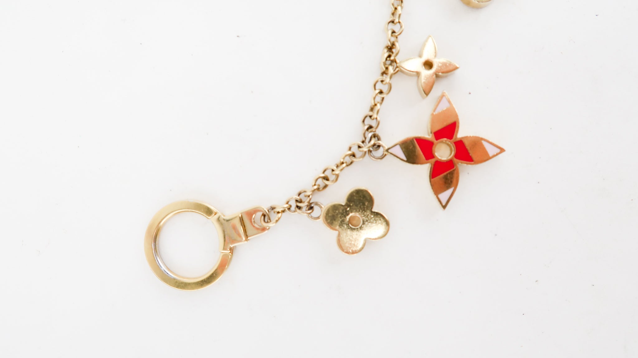 Gold & Multicolor Spring Street Chain Bag Charm