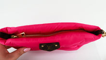 Load image into Gallery viewer, Louis Vuitton Econyl Monogram Pillow Maxi Multi Pochette Accessories Black Fuchsia
