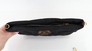 Louis Vuitton Econyl Monogram Pillow Maxi Multi Pochette Accessories Black Fuchsia