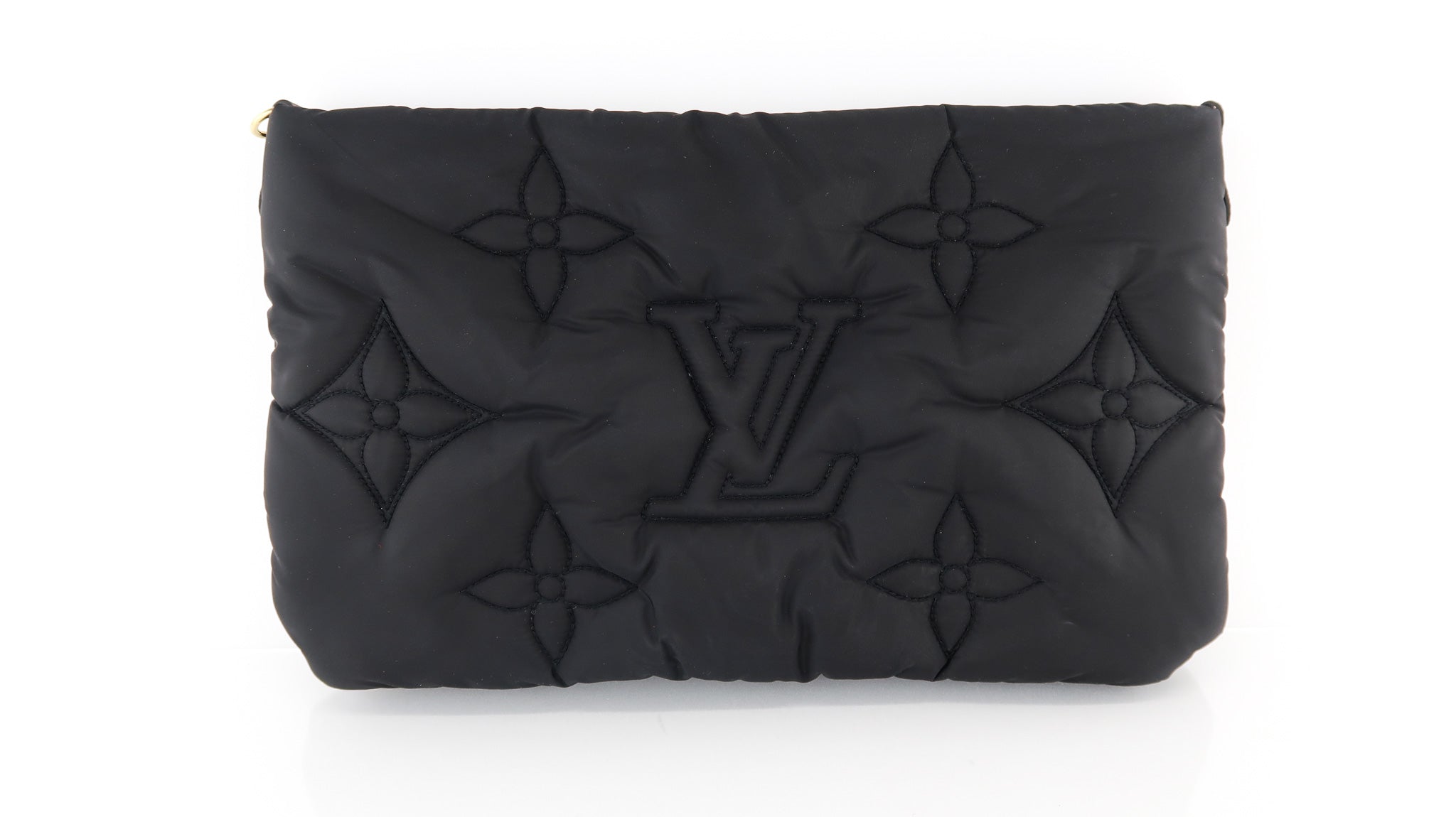 Louis Vuitton Maxi Multi Pochette Accessories Black/Fuchsia in  Econyl/Coated Canvas with Gold-tone - US