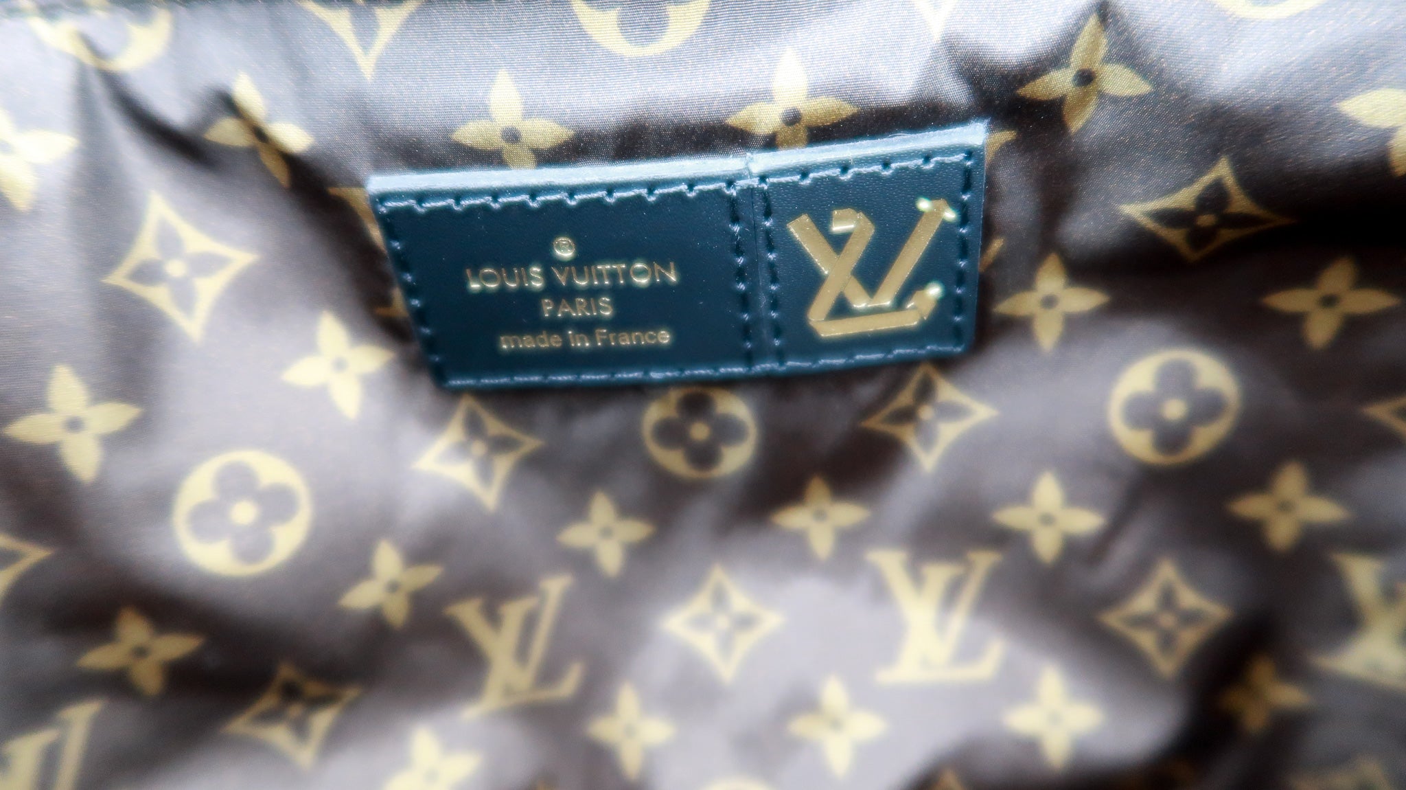 Louis Vuitton Brown, Pattern Print ECONYL Monogram Pillow Maxi Multi Pochette Accessories W/Tags