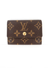 Load image into Gallery viewer, Louis Vuitton Monogram Plat Card Holder