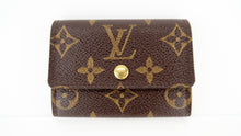 Load image into Gallery viewer, Louis Vuitton Monogram Plat Card Holder