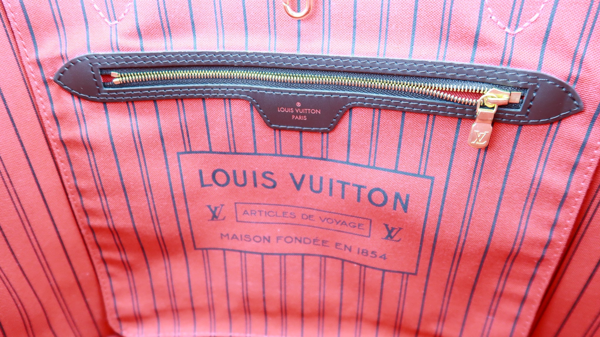 Louis Vuitton Damier Ebene Neverfull MM *Full Set* – DAC