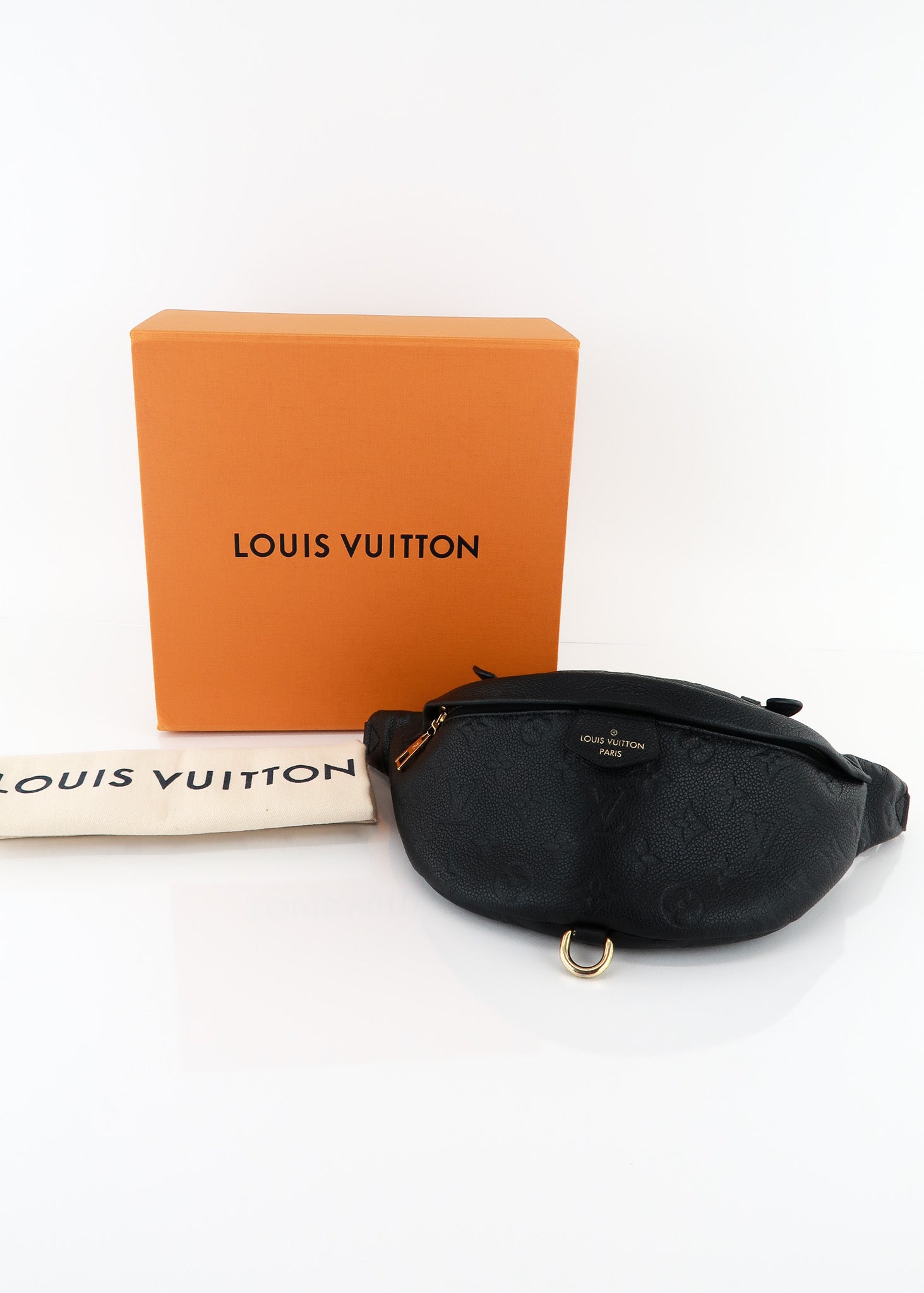 100% Original Louis Vuitton Bumbag Empreinte schwarz