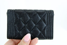 Load image into Gallery viewer, Chanel Compact Boy Wallet Black