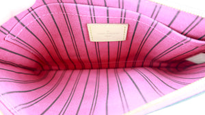 Louis Vuitton Monogram Neverfull Pochette Pink