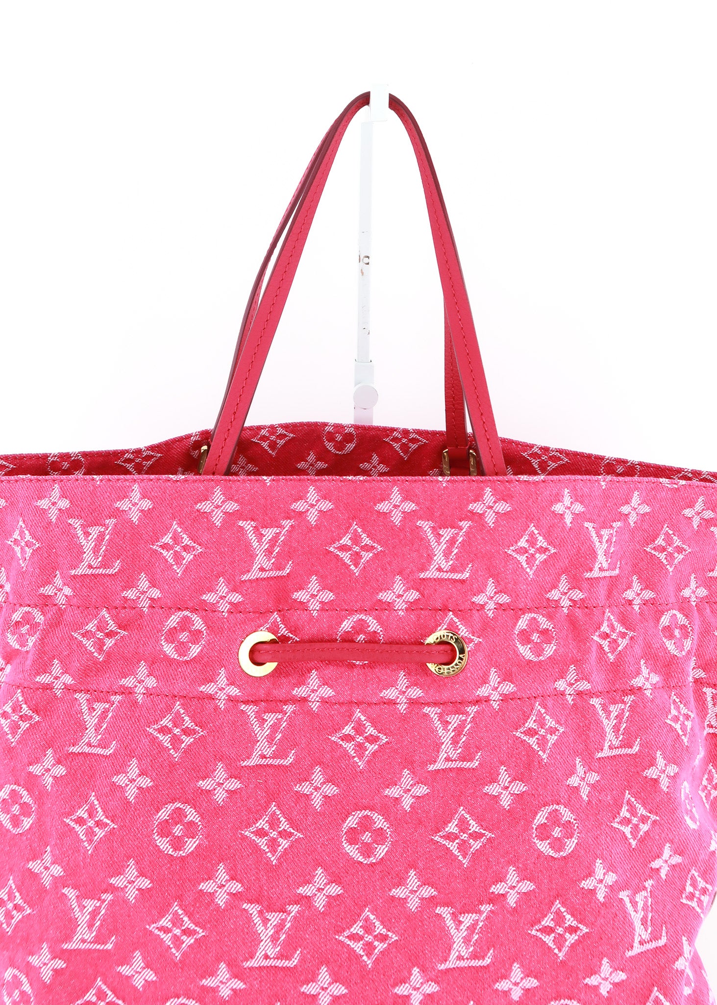 Louis Vuitton Noefull Handbag Denim MM at 1stDibs