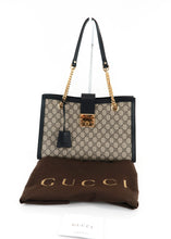 Load image into Gallery viewer, Gucci Supreme Padlock Medium Shoulder Bag Black