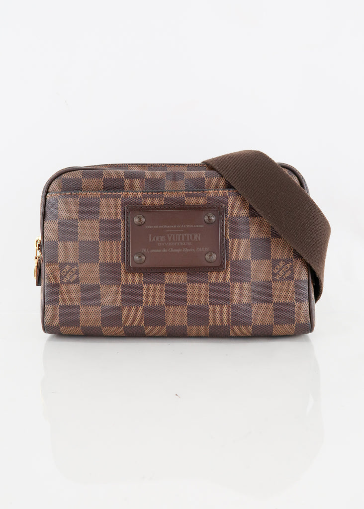 LOUIS VUITTON DAMIER EBENE CANVAS BROOKLYN BUMBAG, Luxury, Bags & Wallets  on Carousell