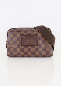 Louis Vuitton Damier Ebene Brooklyn Bumbag Waist Pouch Fanny Pack Belt Bag