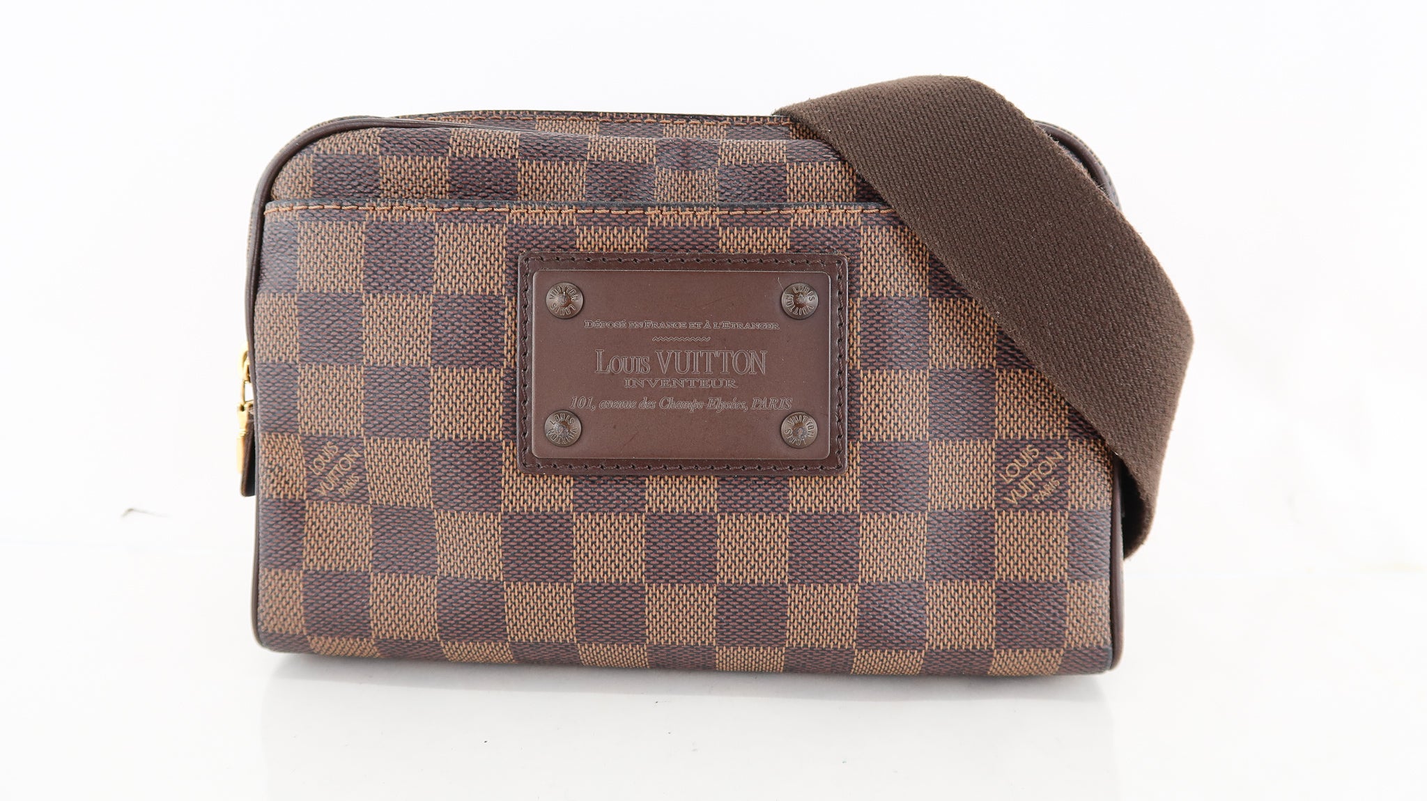 What Goes Around Comes Around Louis Vuitton Damier Ebene Brooklyn Bum Bag  at Von Maur