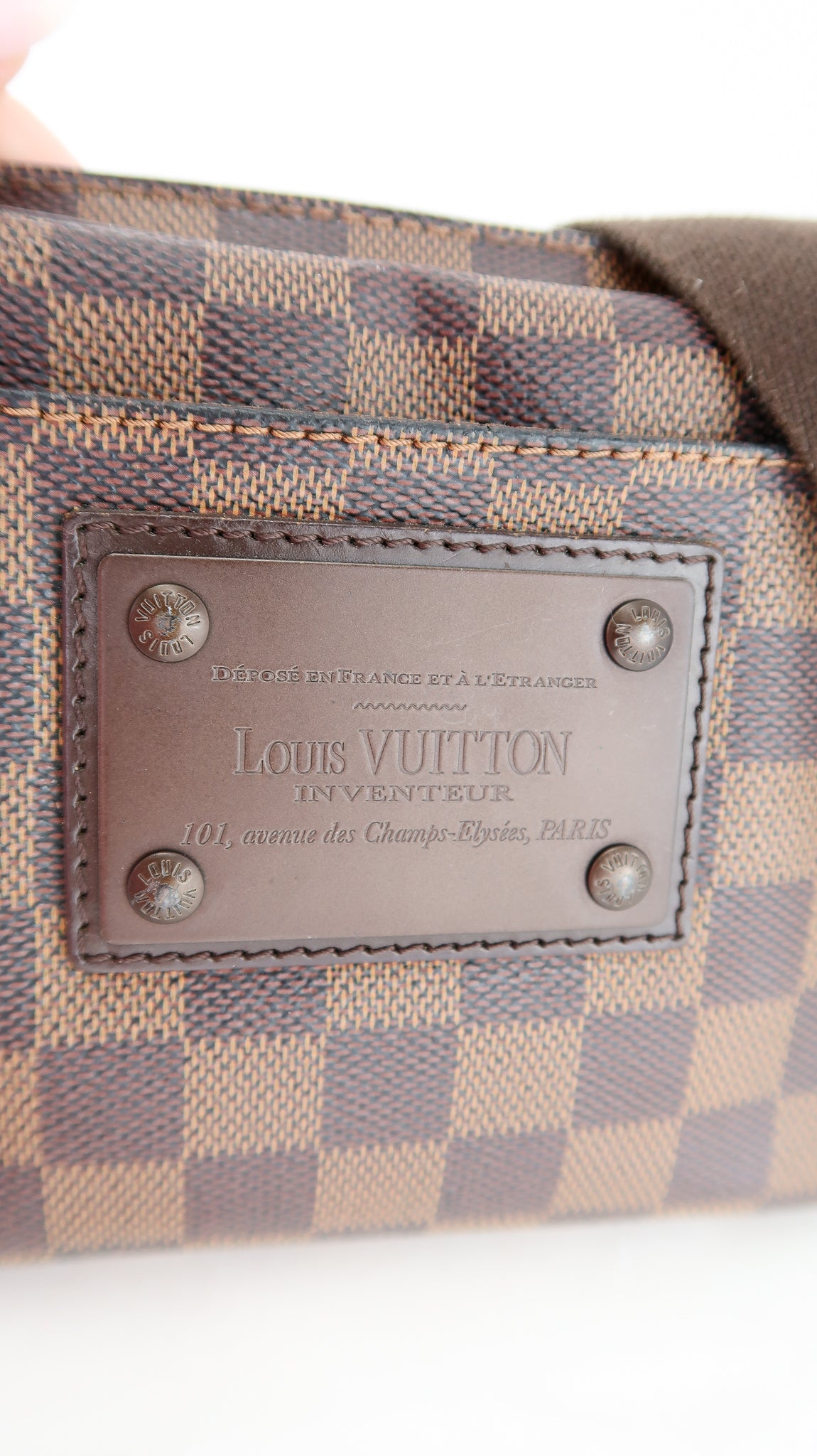 Louis Vuitton Damier Ebene Brooklyn Bum Bag 405129