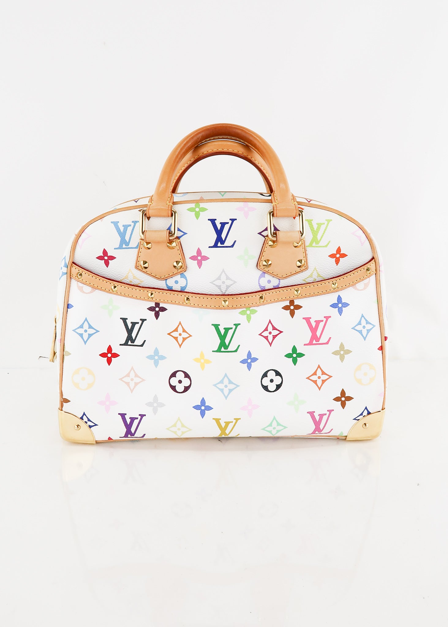 Vintage Louis Vuitton White Multicolor Fringe Bucket Bag – Madison Avenue  Couture