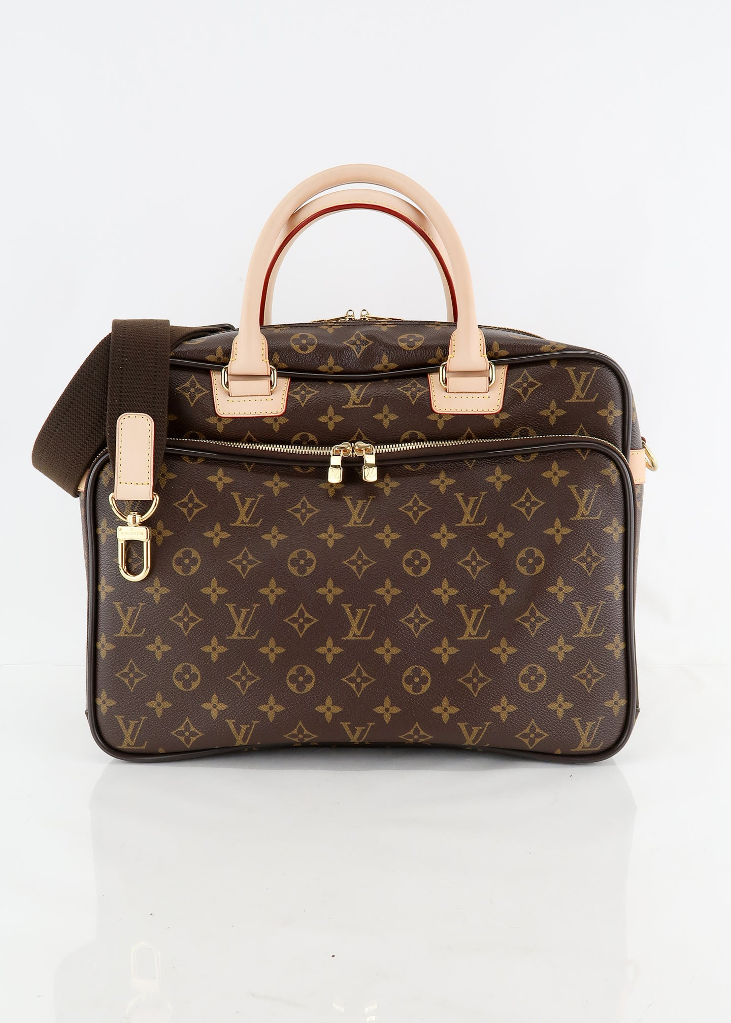 Louis Vuitton Canvas Monogram Icare Shoulder / Business Bag.