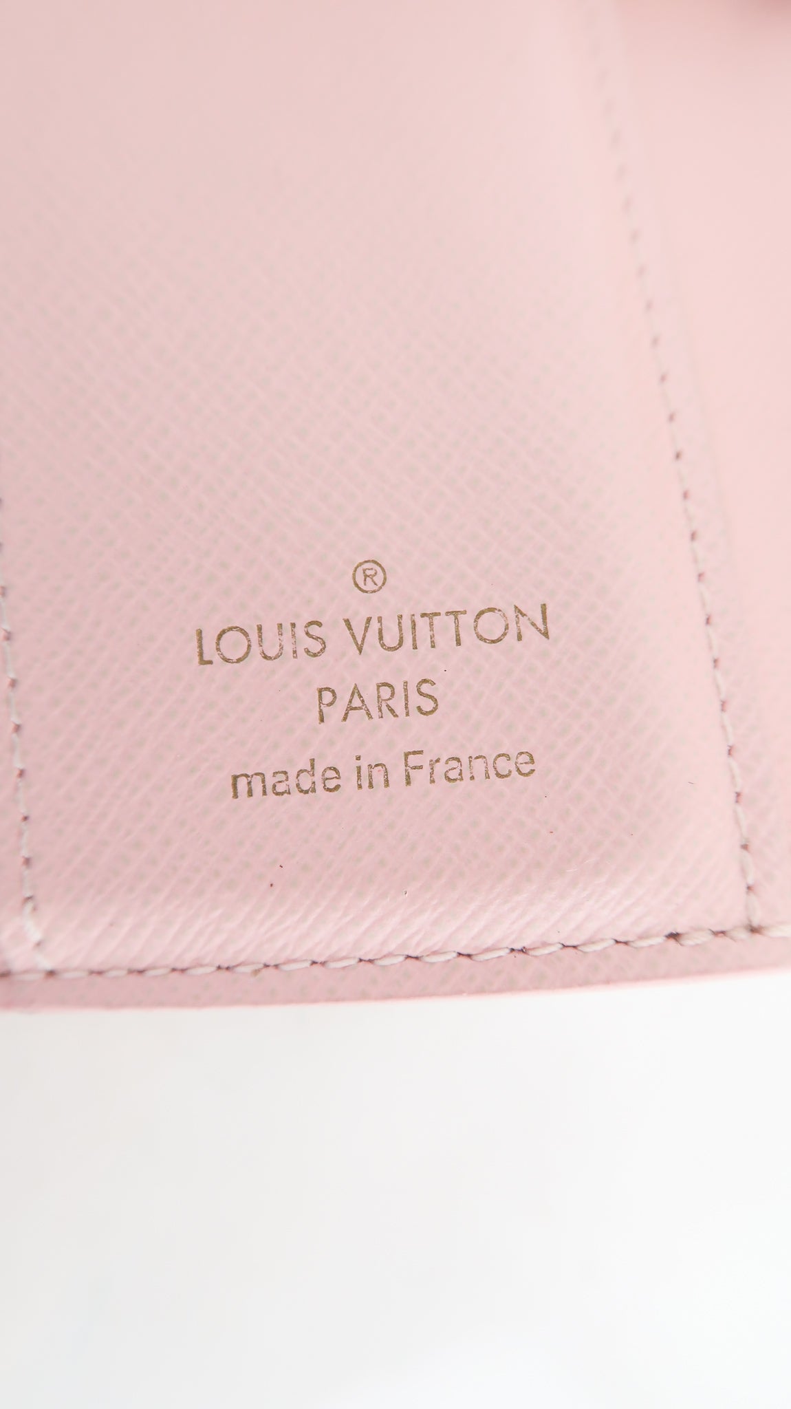 Louis Vuitton LV GHW Zoe Wallet Damier Azur Pink/White N60292 W
