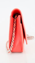 Load image into Gallery viewer, Chanel Timeless Wallet on a Chain Coral