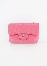Load image into Gallery viewer, Chanel Caviar Mattlasse Card Coin Pink