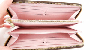 Louis Vuitton Monogram Zippy Wallet Light Pink