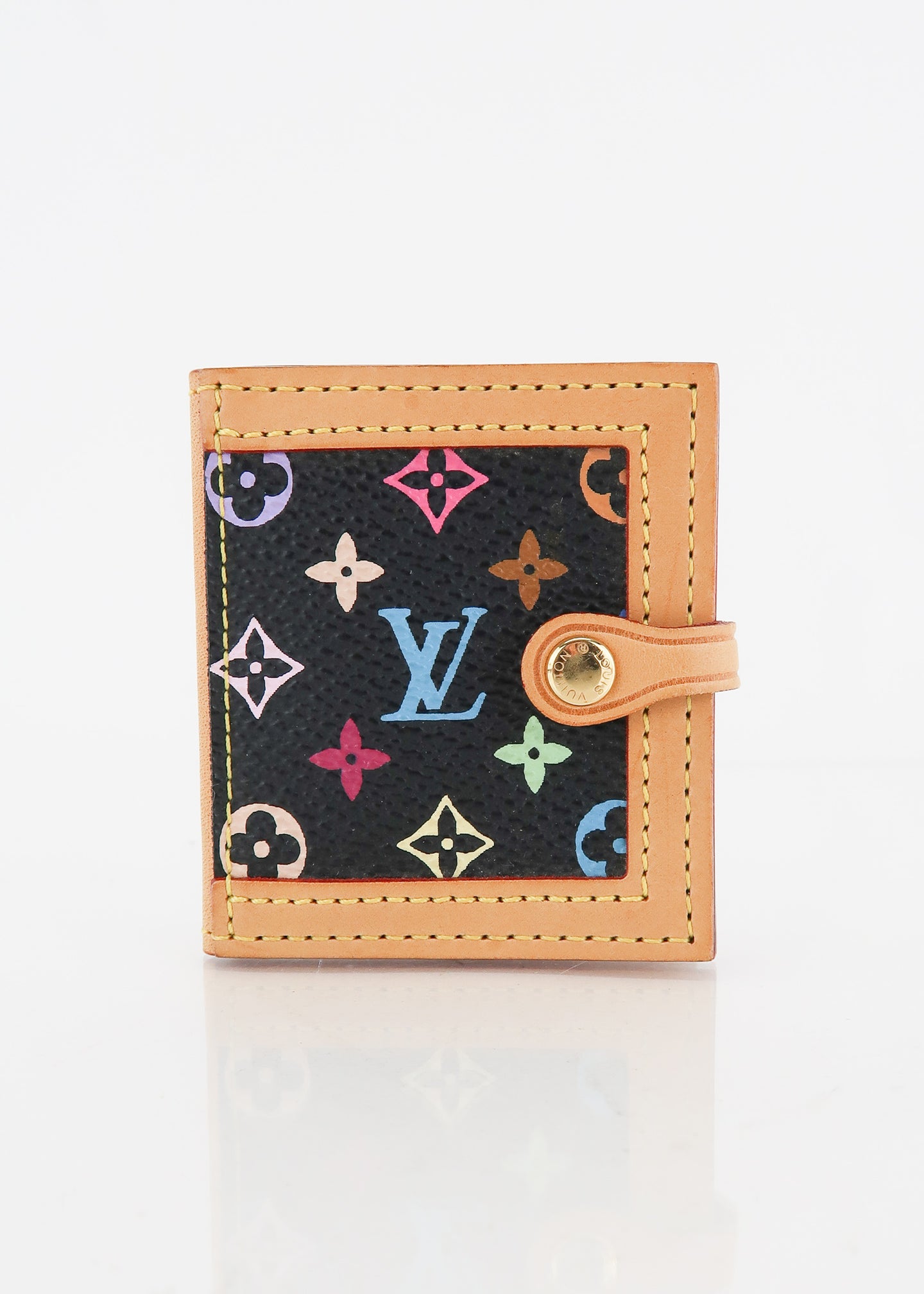 Louis Vuitton Multicolor Monogram Porte Photo Volet Black – DAC