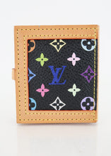 Load image into Gallery viewer, Louis Vuitton Multicolor Monogram Porte Photo Volet Black