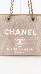 Chanel Small Deauville Tan