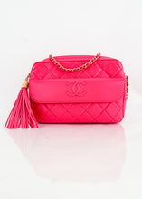 Load image into Gallery viewer, Chanel Matelasse Lambskin Camera Bag Pink