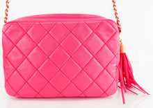 Load image into Gallery viewer, Chanel Matelasse Lambskin Camera Bag Pink