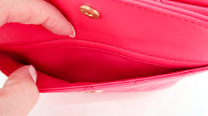 Chanel Matelasse Lambskin Camera Bag Pink